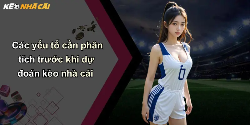 Các yếu tố cần phân tích trước khi dự đoán kèo nhà cái