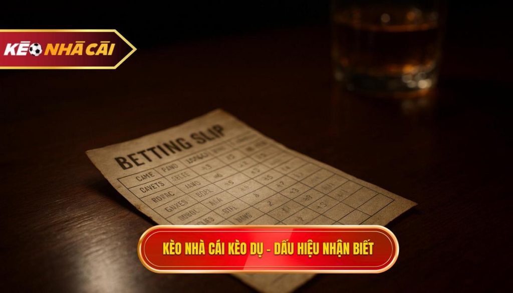 kèo nhà cái kèo dụ – dấu hiệu nhận biết
