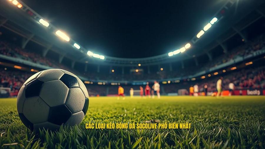 Các loại kèo bóng đá Socolive phổ biến nhất hiện nay